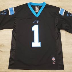 Carolina Panthers Official NFL Youth Lrg Cam Newton Mesh Jersey 