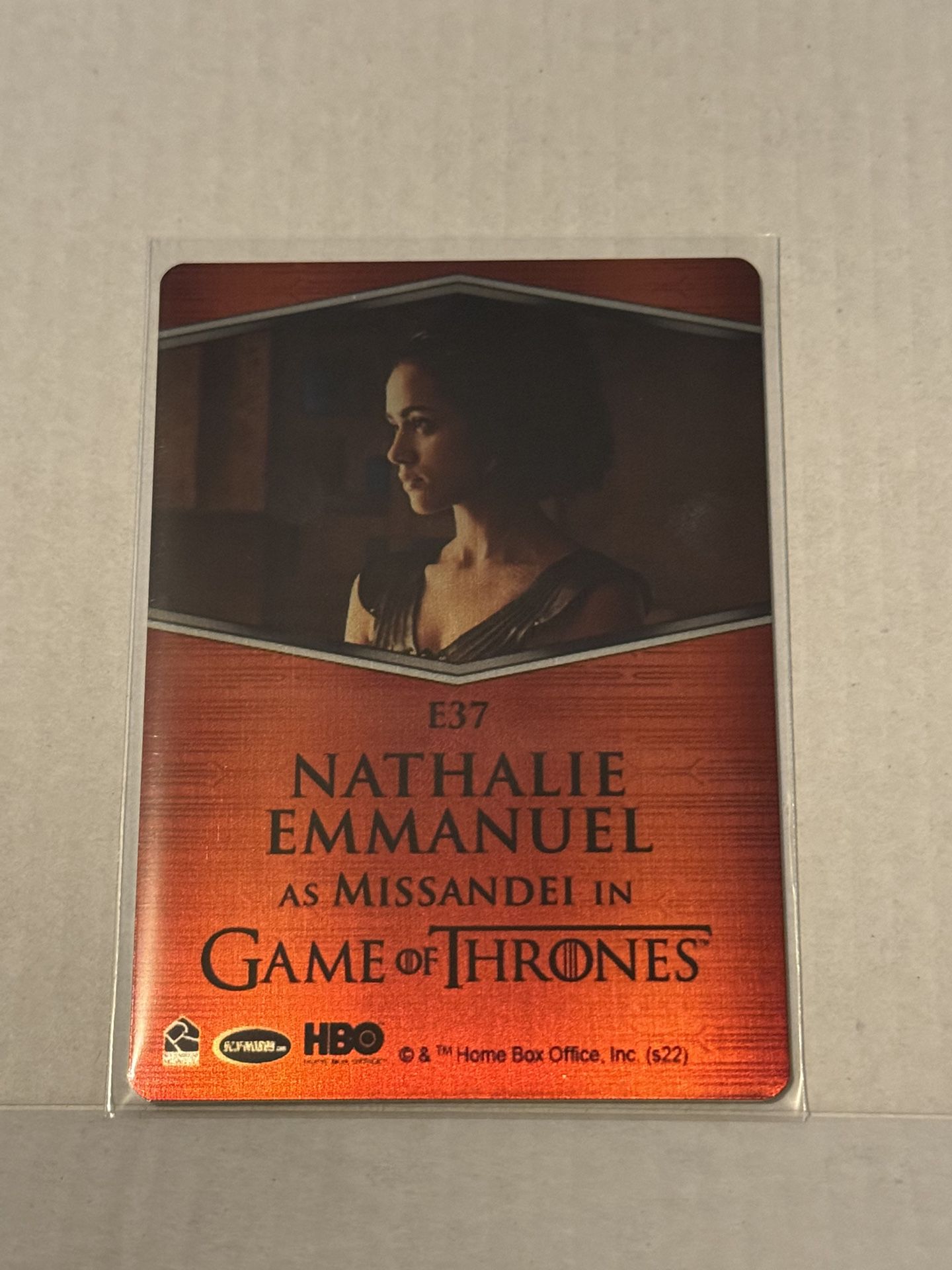 2019 Game of Thrones volume 2  E37 Metal Expression card