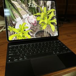 Apple iPad Pro 13 Inch 7th Gen M4 With Magic Keyboard, Apple Pencil, Apple Care, And Boxes 