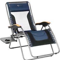 PORTAL Zero Gravity Chair, Oversized, Blue  Brand PORTAL Colour Blue Material Polyester Product dimensions 73.7D x 111.8W x 76.2H centimeter