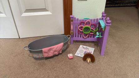 American girl Wellie Wisher garden washtub