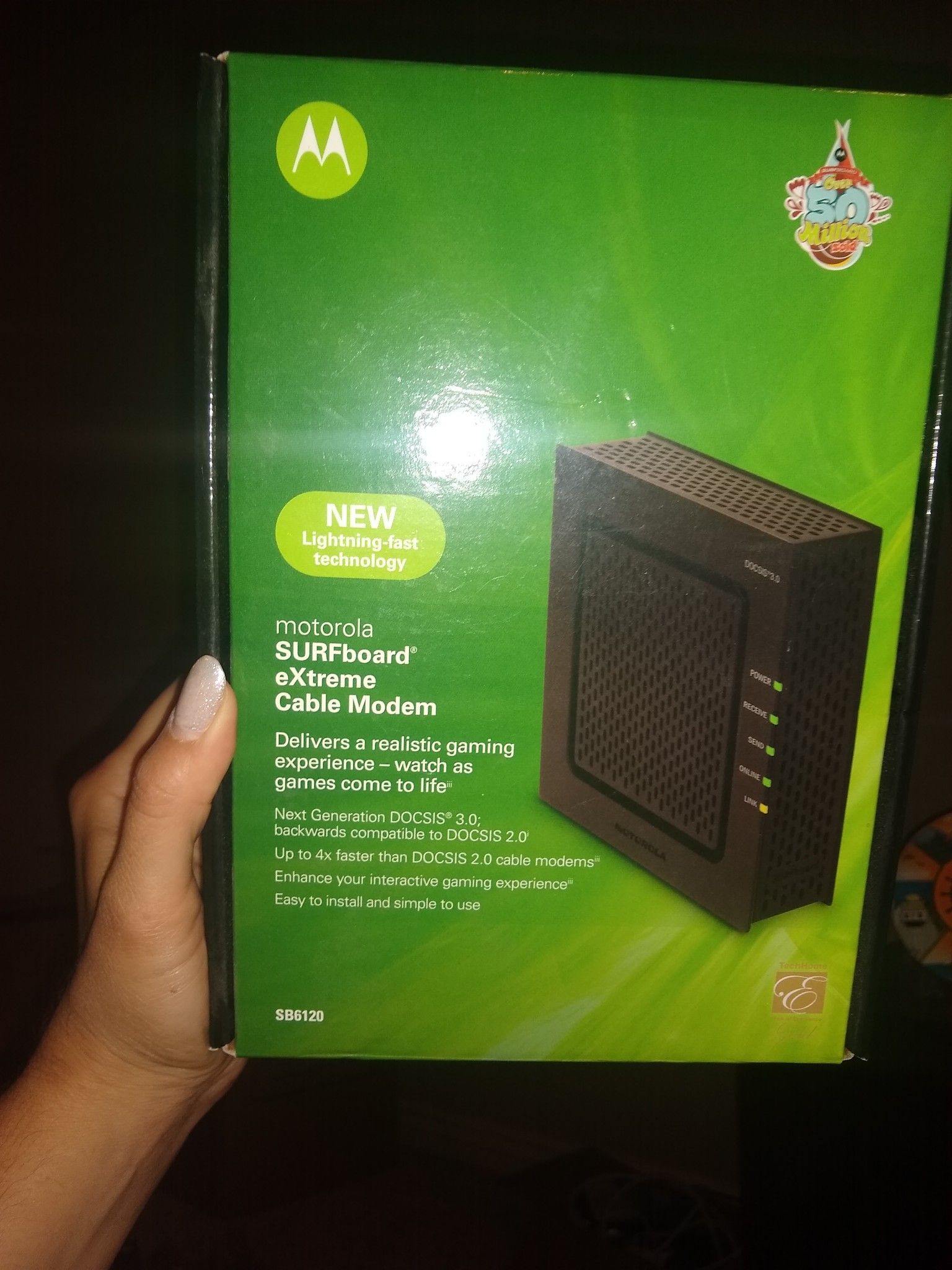 Motorola DOCSIS 3.0 cable modem