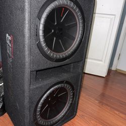12 Inch Kickers With Kicker Box Competitions R 
