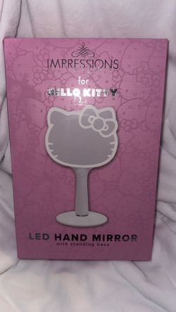 Hello Kitty Impressions Hand Held / Standing Mirror