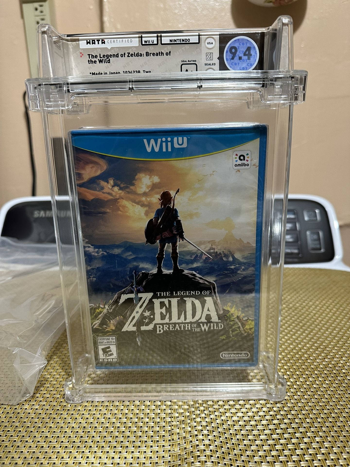 The Legend of Zelda: Breath of the Wild (Nintendo Wii U) Wata Graded 9.4 A+ NEW