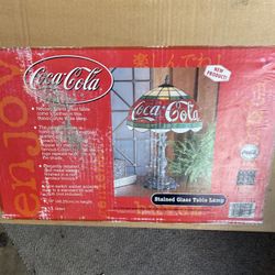Coca Cola Glass Table Lamp
