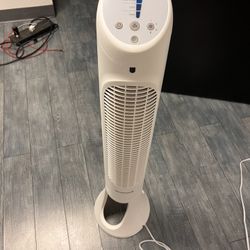 2 X Honeywell Quiet Set Whole Room Tower Fan, White