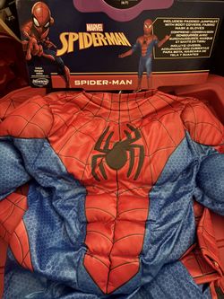New boys Marvel Spider Man costume size small6/7