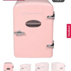 Pink Mini Fridge 