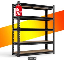 72 H Heavy Duty Metal Shelves