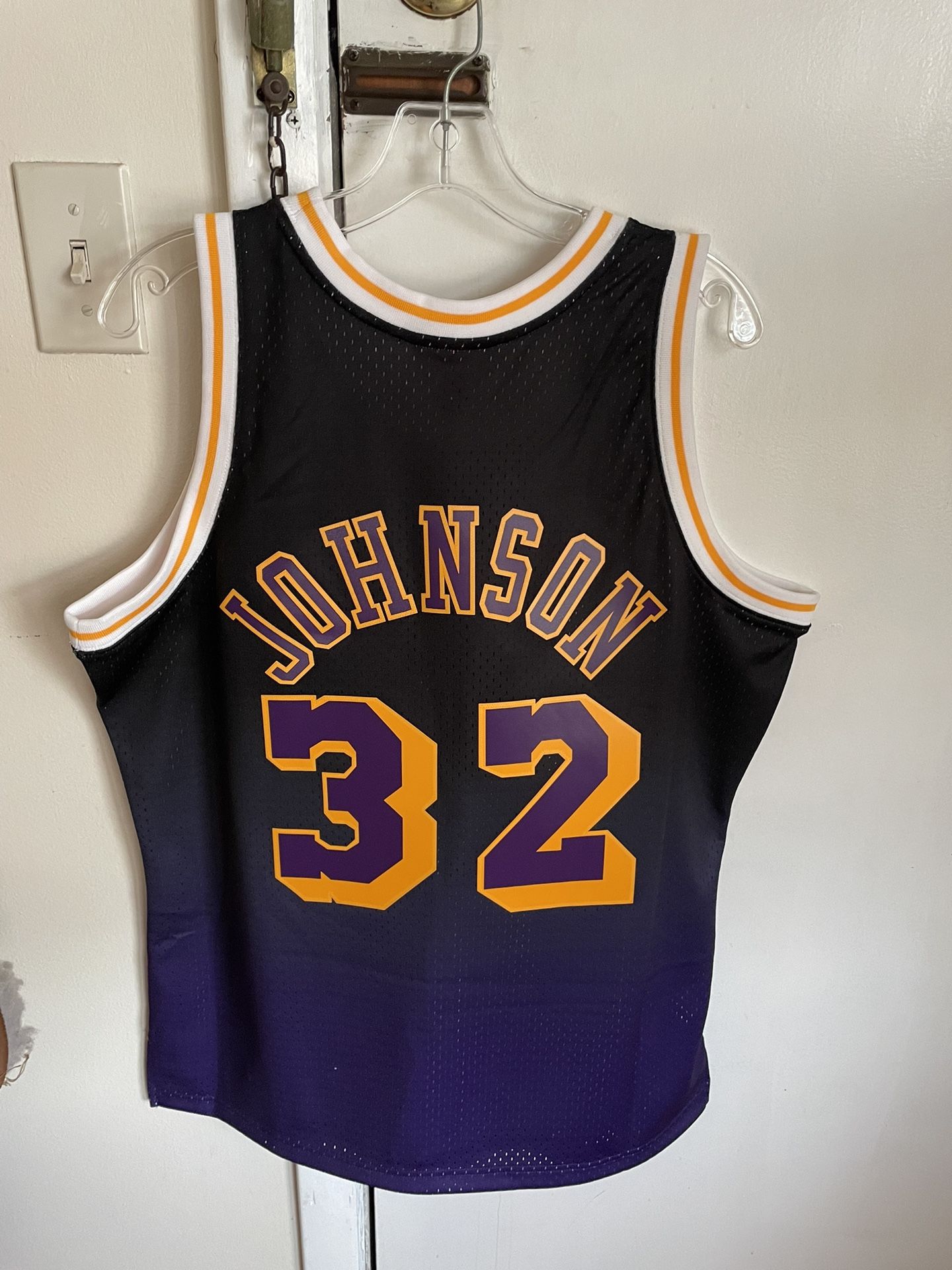 Magic Johnson Los Angeles Lakers Mitchell & Ness NBA Men’s Jersey L 