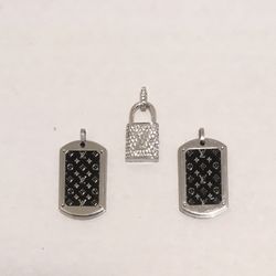 Louis Vuitton Dog Tag Or Pendant ( Sold Individually )