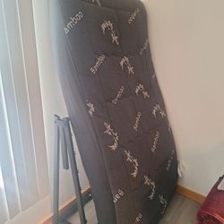 Twin Bed (Mattress, frame, covers, sheets optional)