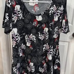 Adult Size M Disney 101 Dalmatians LulaRoe Shirt  just $5 
