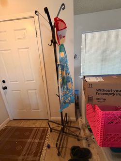 Vintage Metal Coat Rack