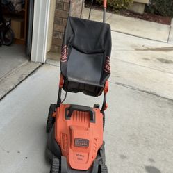 Black and decker lawnmower Used one time HEMET a