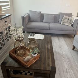 Sofa and Coffee Table 