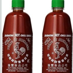Sriracha Hot Chili Sauce, 28 oz (Pack of 2) | Authentic Spicy Sauce for Dipping, Noodles, Stir-Fries & Marinades