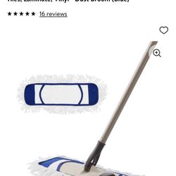 Dust Mop With 2 Washable Mop Pads