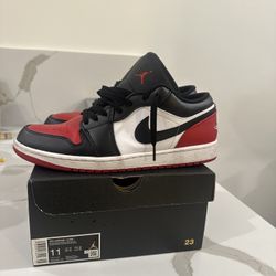 Jordan 1 Low Bred Toe 2.0 Size 11 Men’s 