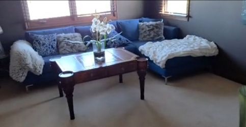 Blue Sectional Sofa – Costa Mesa
