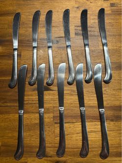 “Westbrook” - 99 - Piece 18/10 Stainless Flatware Set By:  Wallace Silver