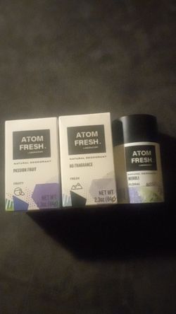 New Atom Fresh Deodorants 