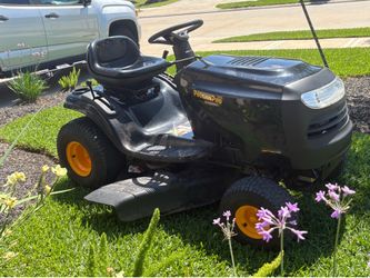 Plan pro ride on mower