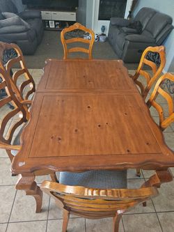 Brown dinning table