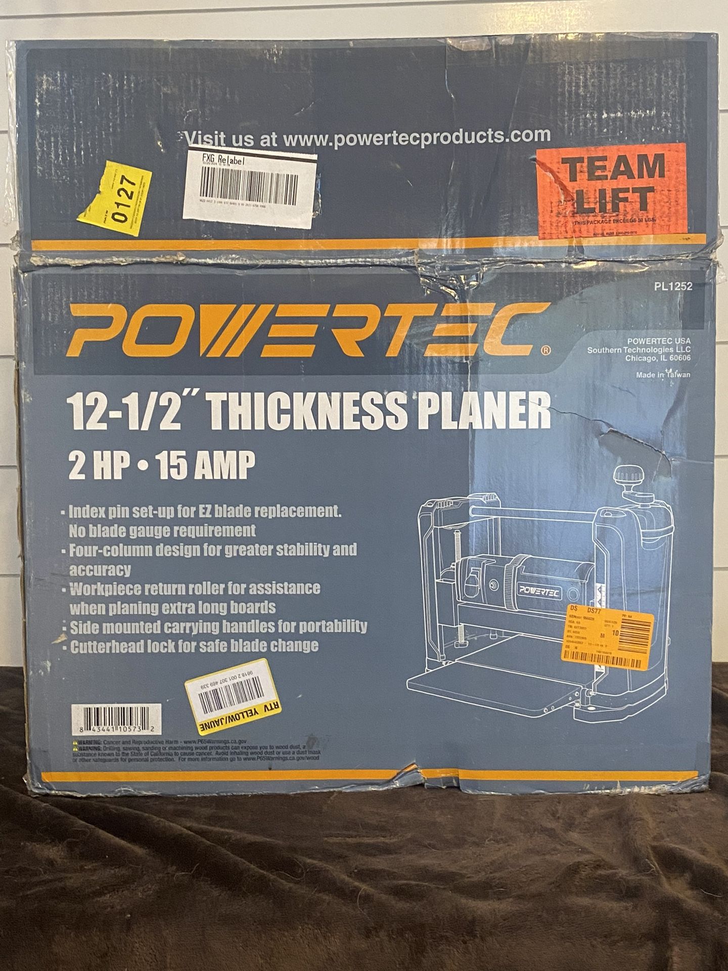 Powertect Thickness Planner