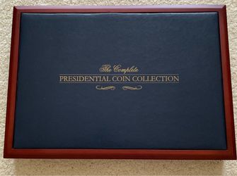 Franklin Mint Presidential Coin Collection display case