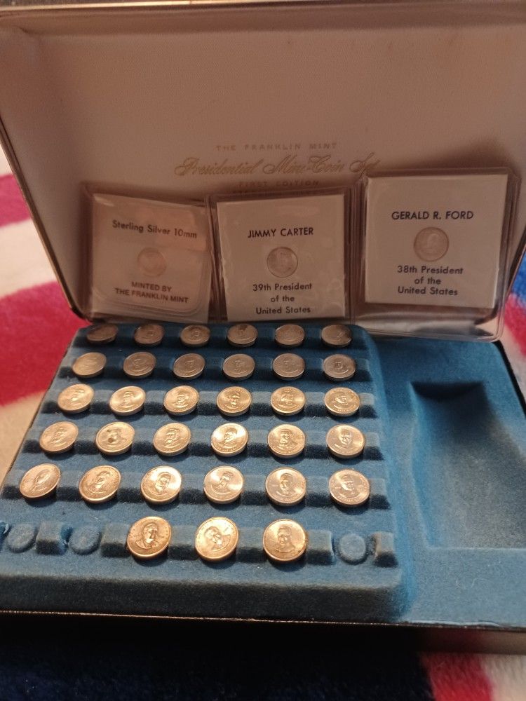Mini Coin Set Franklin Mint Presidential Mini Coin Set for Sale in Roy, WA - OfferUp