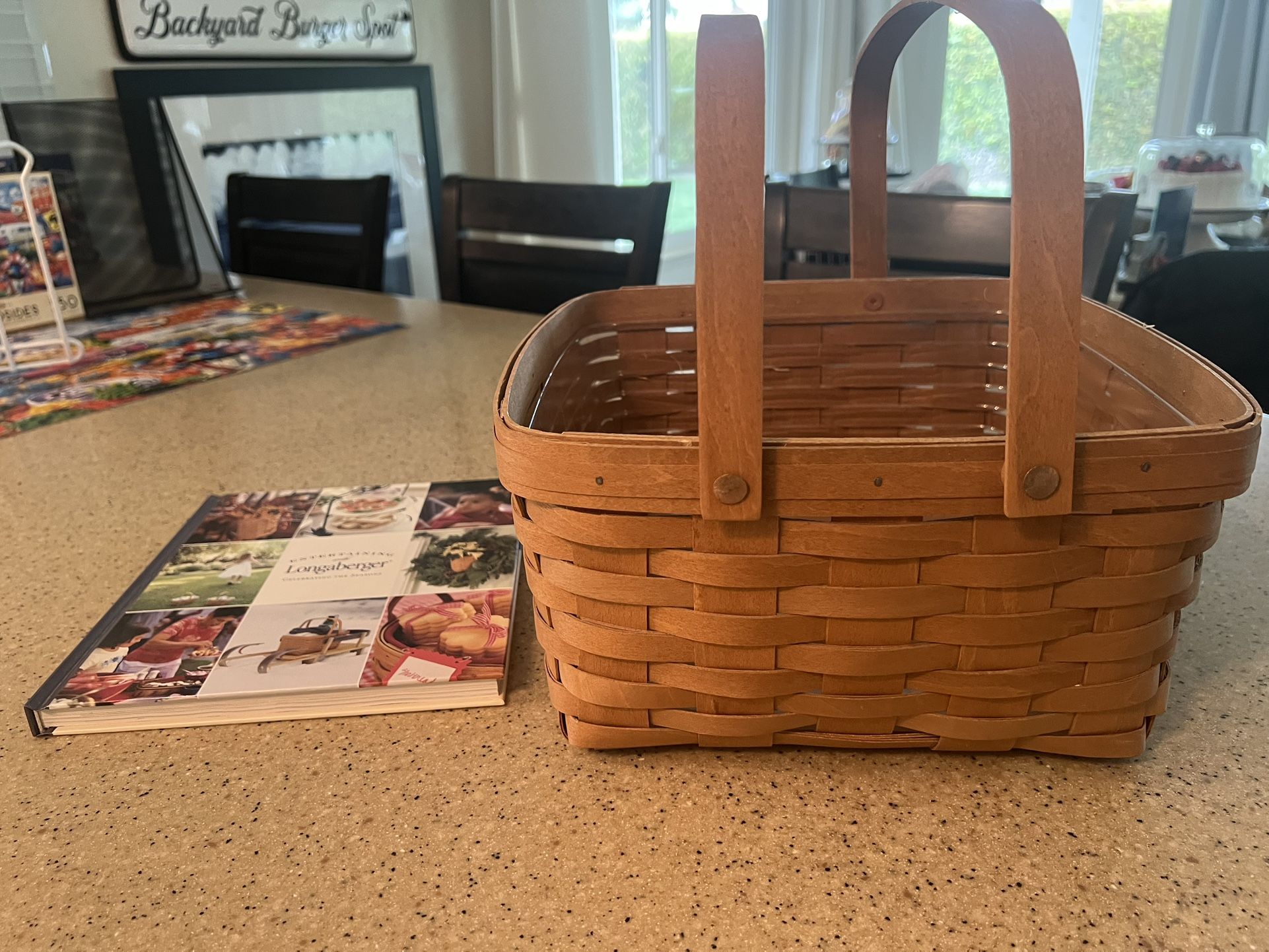 Longaberger Basket & Book