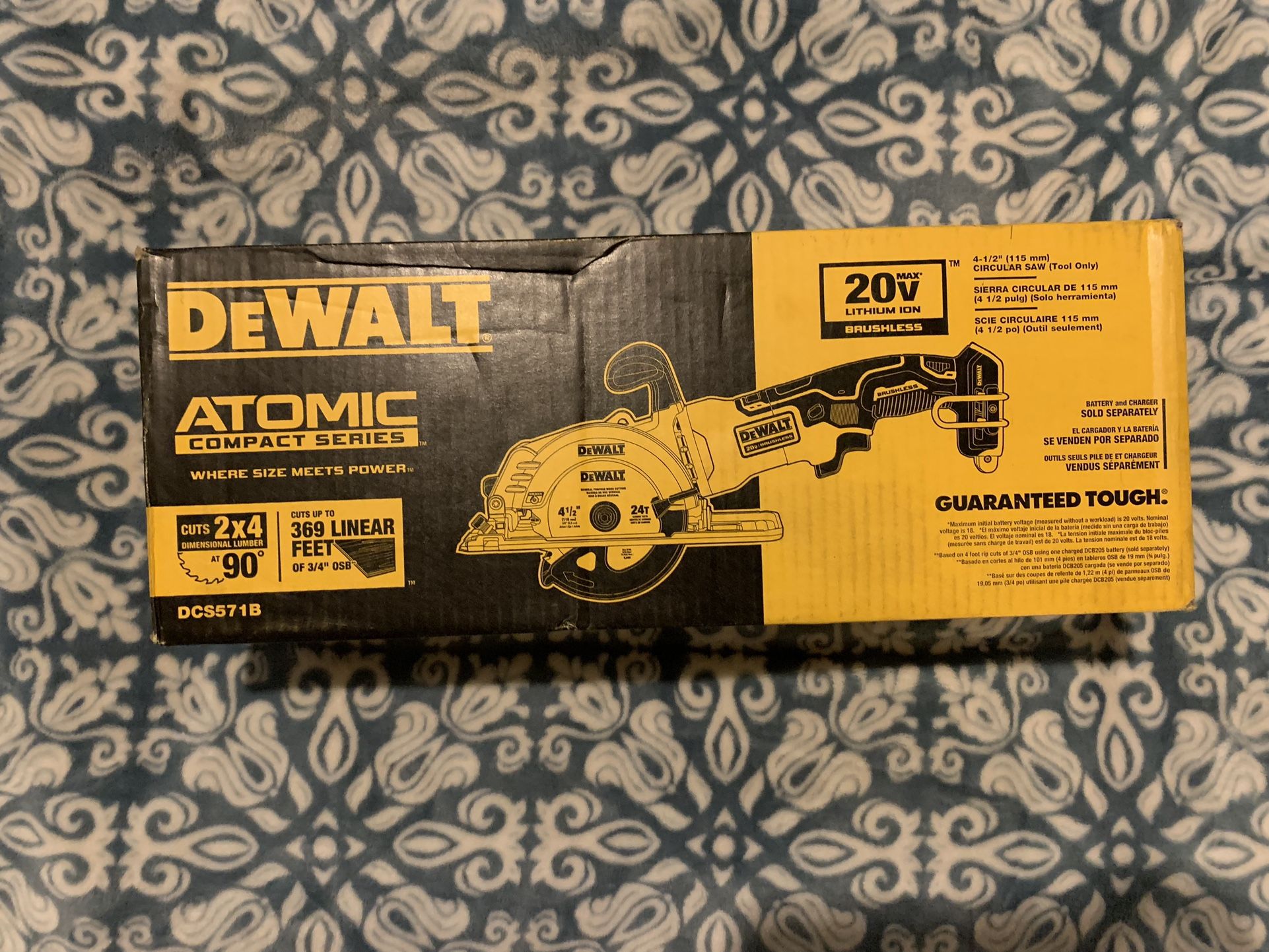 Dewalt Atmoic 4 1/2 Circlar Saw
