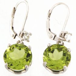 Women Earrings 14kt White Gold 