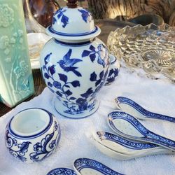 Vintage Colbalt Blue Ceramics