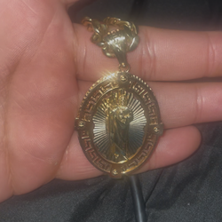San Judas 14k pendent