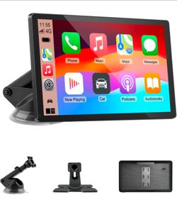 🔥new inbox🔥9'' Wireless CarPlay & Android Auto - Smart Portable Touchscreen with Bluetooth/FM, Mirror Link, Voice Control, GPS Navigation
