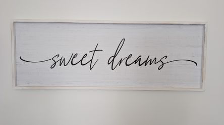 Sweet Dreams Wall Decor (Cash Only)