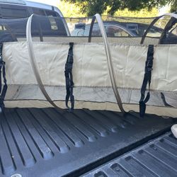 Soft tube car crate for dogs