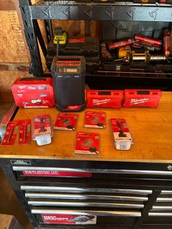 Milwaukee Tool Lot – Radio, Hole Dozer, Accessories