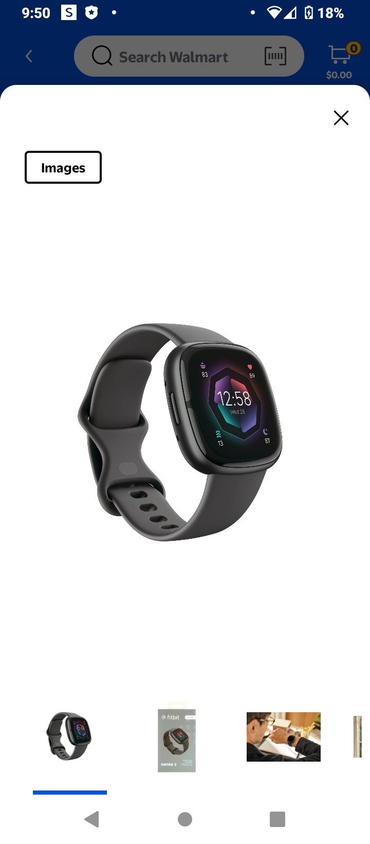 Fitbit Versa 4 Health & Fitness Smartwatch with GPS, 24/7 Heart Rate, Sleep Tracking, Workout Modes, Built-in Alexa, Water Resistant, 6+ Day Battery L