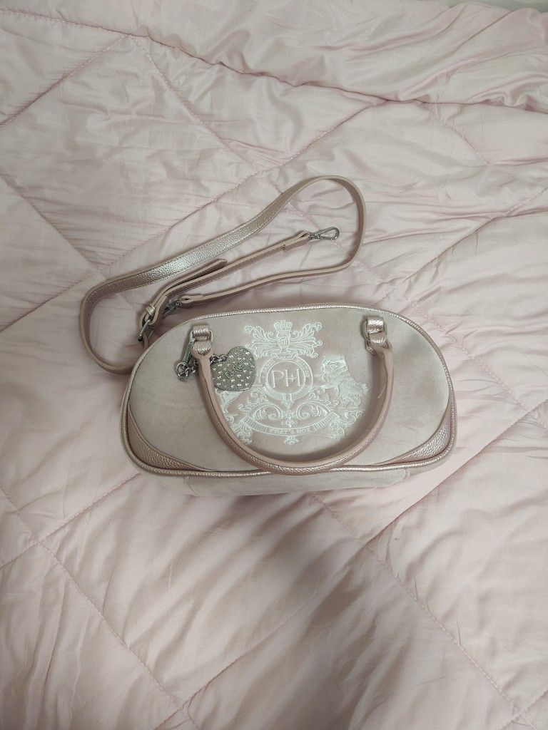 Cute Pink Paris Hilton Bag w/ Detachable Shoulder Strap