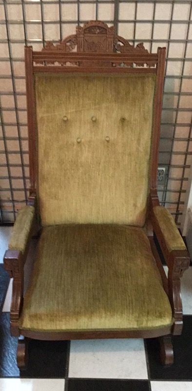 1800’s Antique Eastlake Rocker.