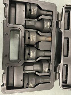 UH-3406MS- Blackhawk - 3/4" Drive Socket Set, Metric, 6 pcs