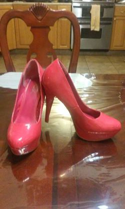 Hot pink heels
