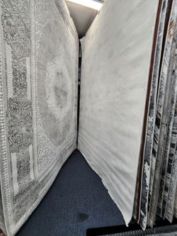 Gray and White Area Rugs