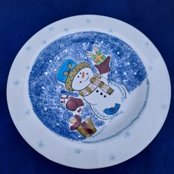 Snowman Plates