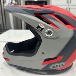 Bell Red Full FACE helmet Large 