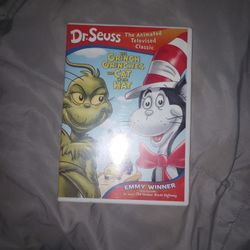 Dr.seuss The Grinch Grinches The Cat In The Hat DVD Disc 